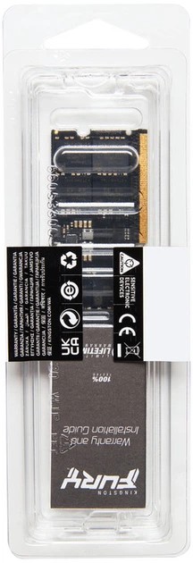 Модуль пам'яті SO-DIMM DDR5 32GB 5600 Kingston Fury Impact C40 (KF556S40IB-32) запечатаний