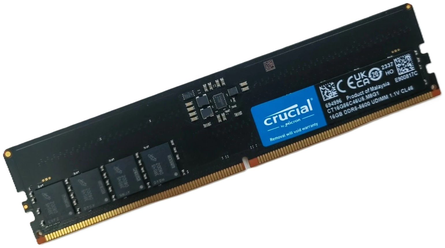 Модуль пам'яті DDR5 16GB 5600 Crucial CL46